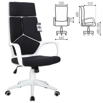 Кресло офисное BRABIX Prime EX-515 (черная ткань) в Заковряжино - zakovryazhino.mebel54.com | фото