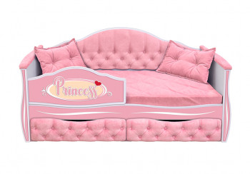 Кровать 160 серии Иллюзия 2 ящика 15 Бледно-розовый (подушки) в Заковряжино - zakovryazhino.mebel54.com | фото